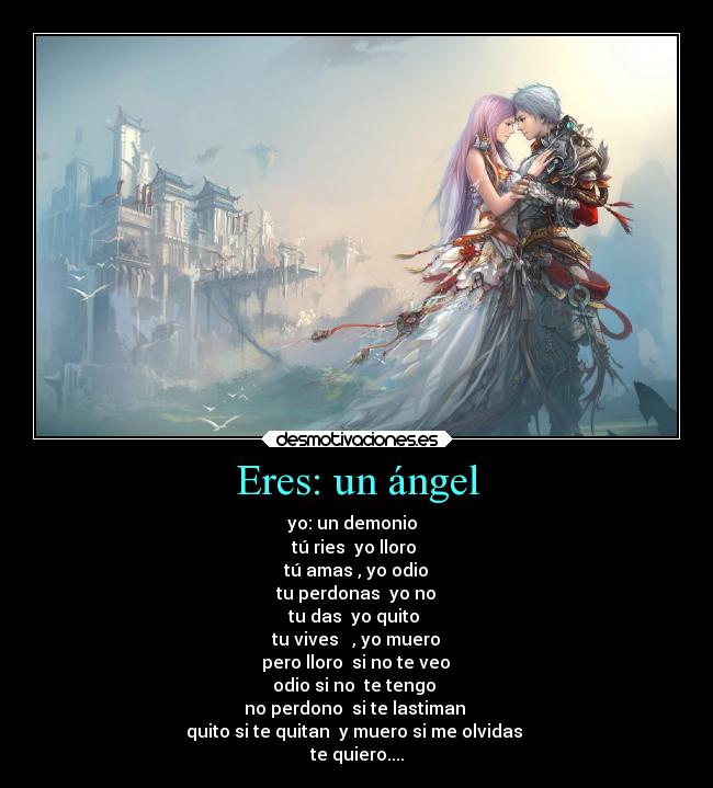 Eres: un ángel -
