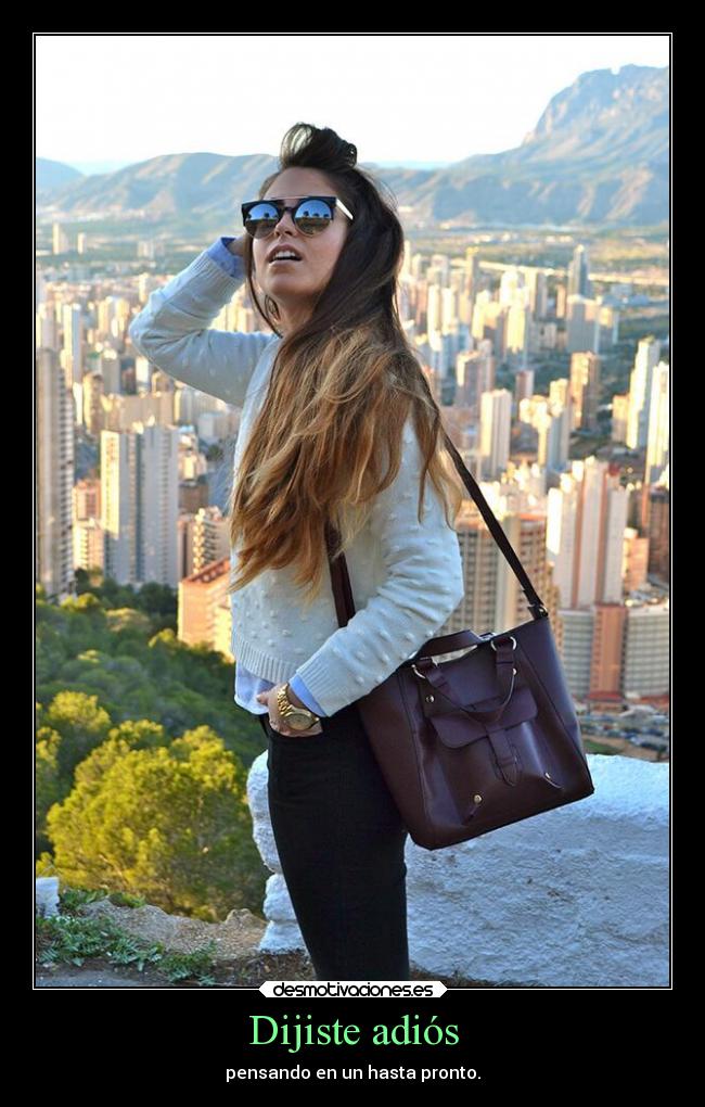 Dijiste adiós - 