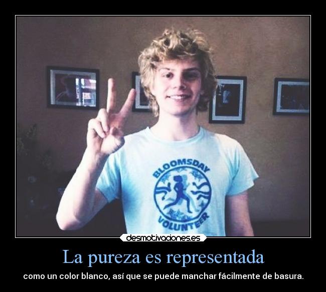 La pureza es representada -