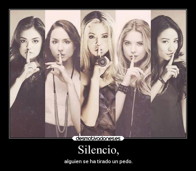 Silencio, - alguien se ha tirado un pedo.