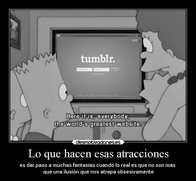 carteles simpsons vida lll los llll myblackandwhiteworld lllll carolf27 desmotivaciones