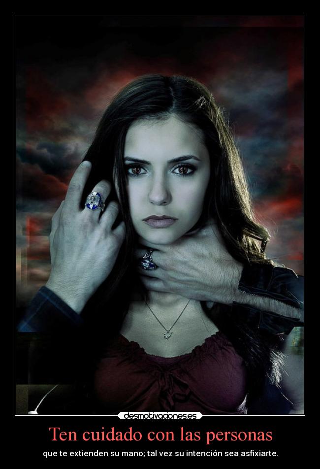 Ten cuidado con las personas -