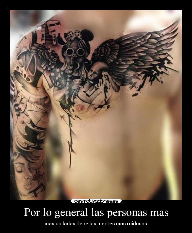 Por lo general las personas mas -