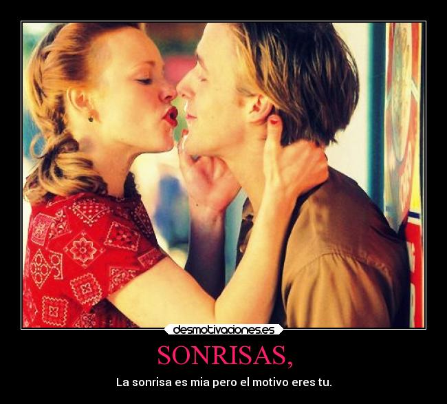 carteles sonrisa the notebook desmotivaciones