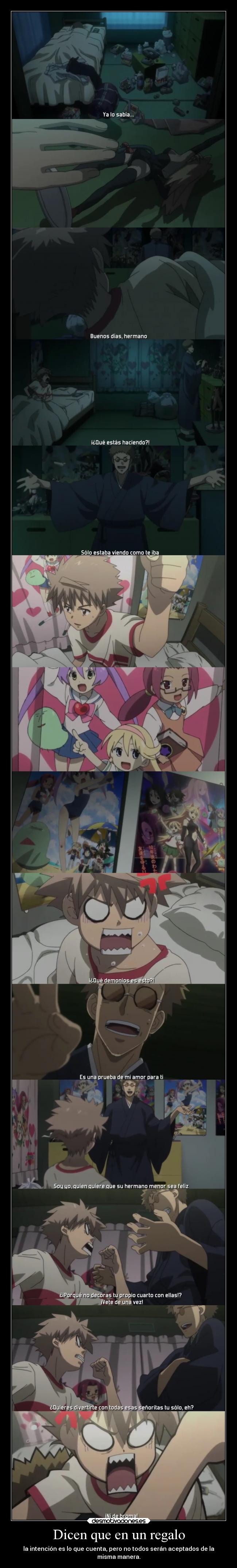 Dicen que en un regalo -