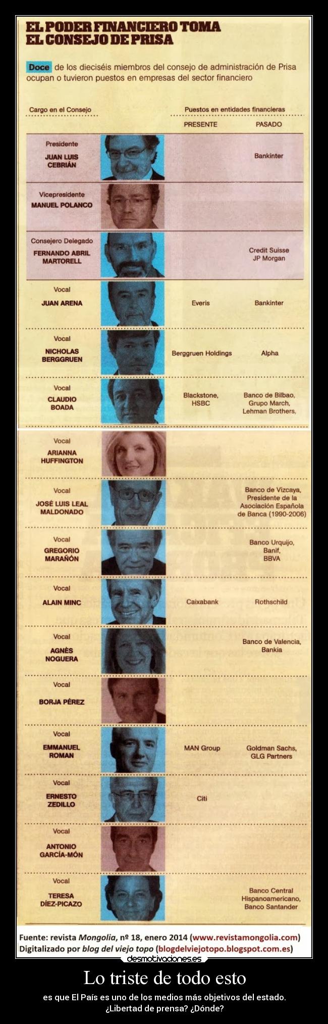 Lo triste de todo esto - 