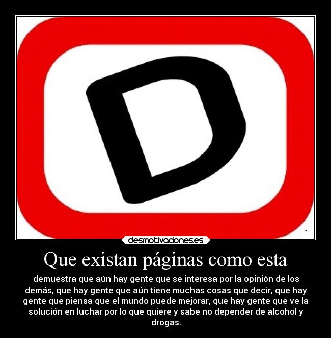 Que existan páginas como esta -