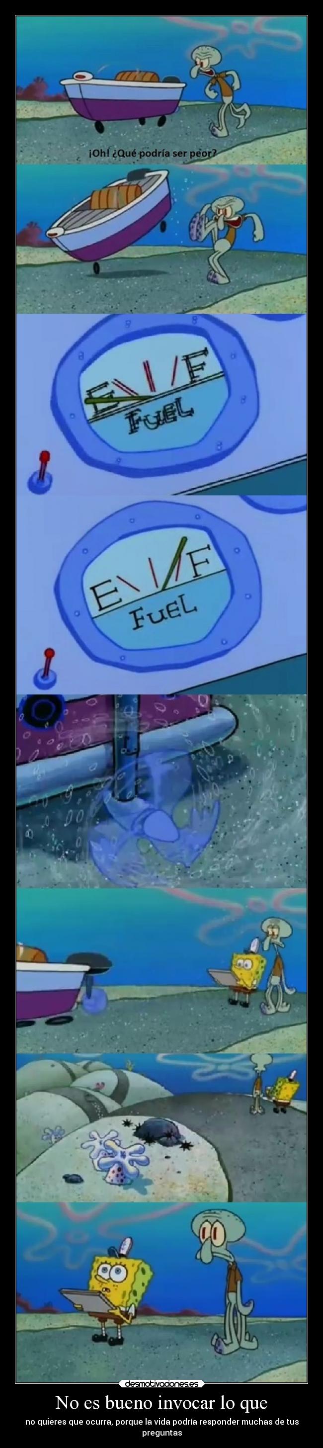 No es bueno invocar lo que -