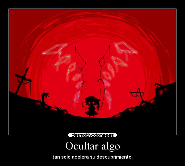 Ocultar algo -