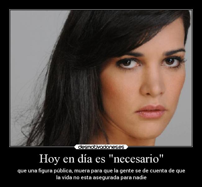 carteles vida monica spear rip desmotivaciones