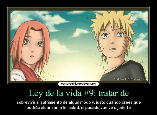 Ley de la vida #9: tratar de - 