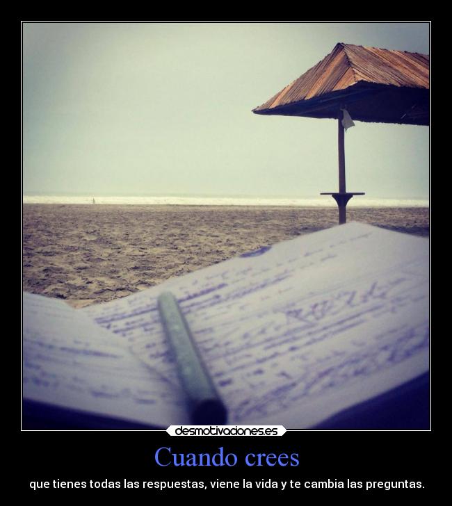 carteles vida preguntas respuestas desmotivaciones