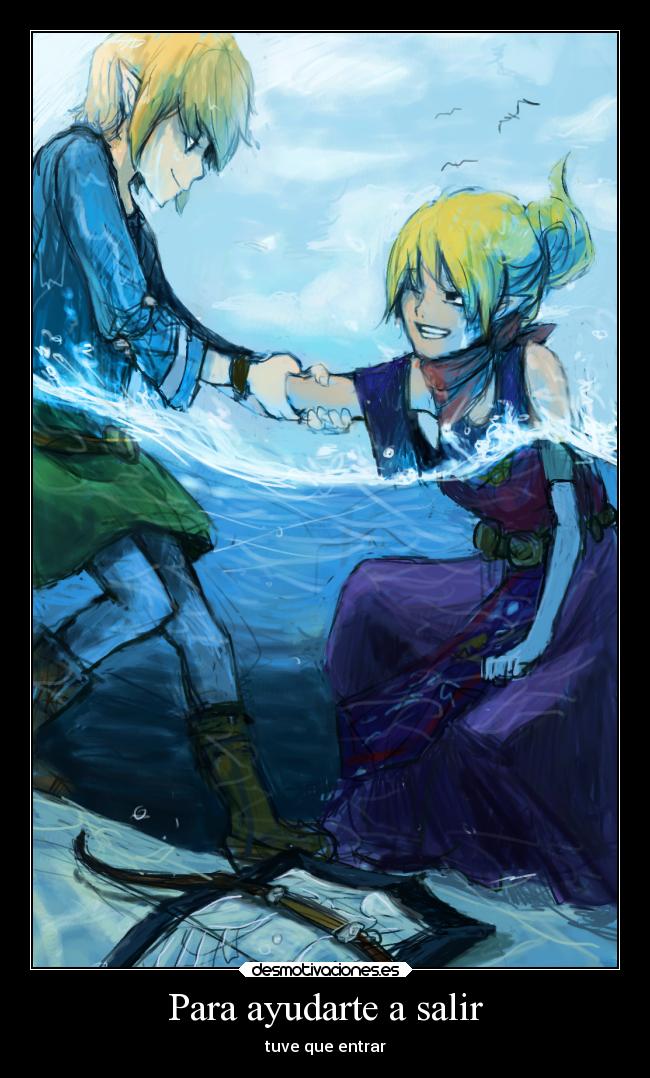 Para ayudarte a salir - tuve que entrar