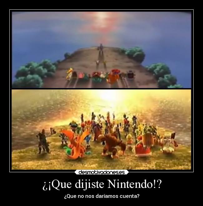 ¿¡Que dijiste Nintendo!? - ¿Que no nos daríamos cuenta?