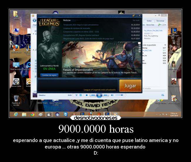 carteles videojuegos league legens desmotivaciones