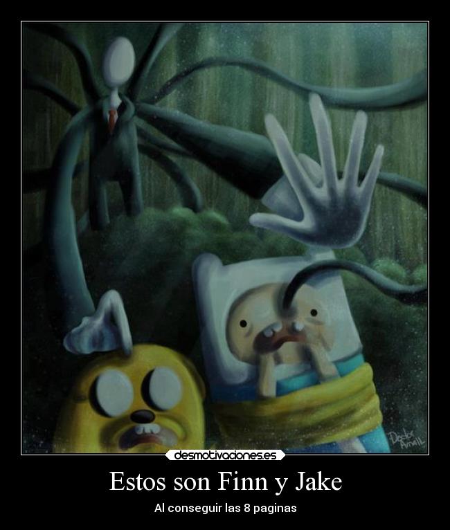 carteles videojuegos slenderman finn jake adventure time hora aventura creepypasta jeff the killer desmotivaciones
