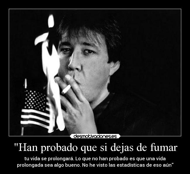 Han probado que si dejas de fumar -