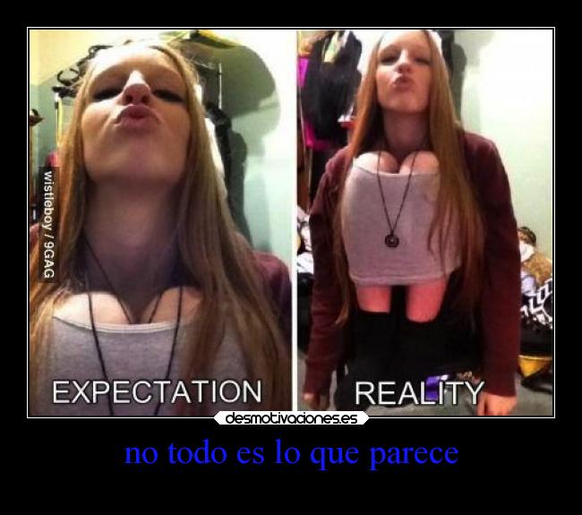 no todo es lo que parece -