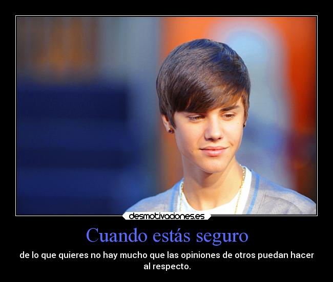 Cuando estás seguro - 