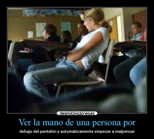 Ver la mano de una persona por - 