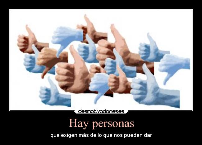 Hay personas -