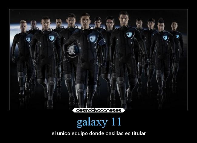 galaxy 11 - el unico equipo donde casillas es titular