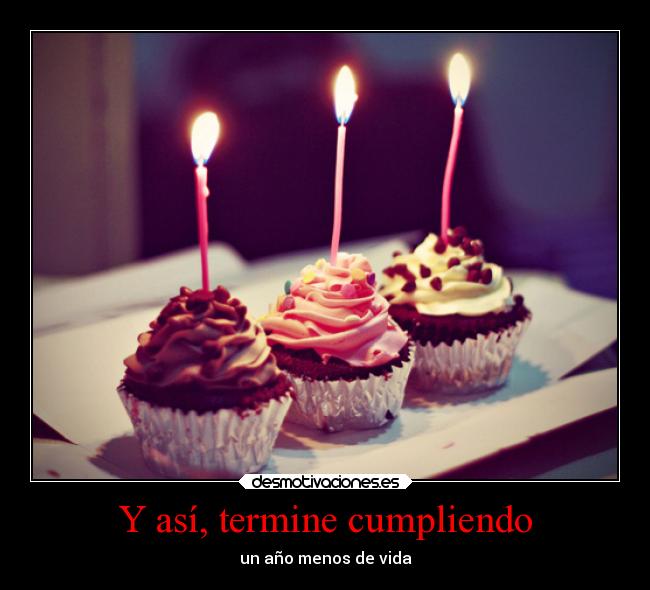 Y así, termine cumpliendo -