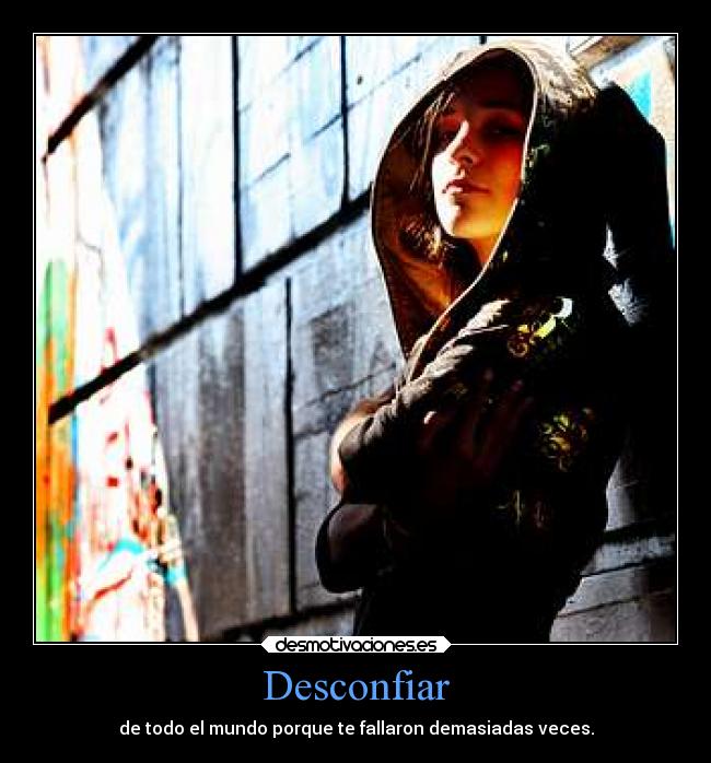 Desconfiar -