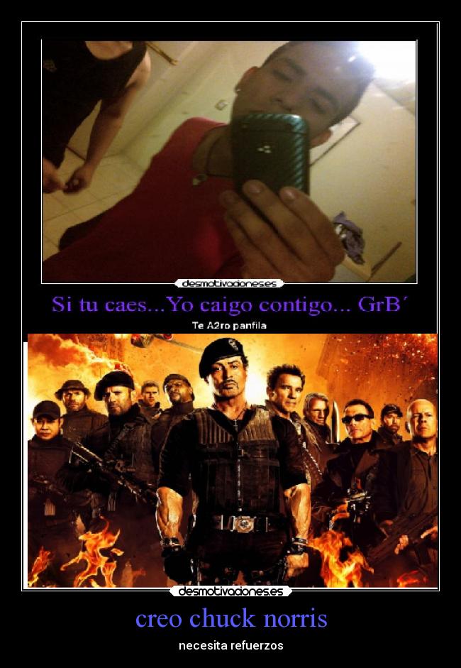 creo chuck norris - necesita refuerzos