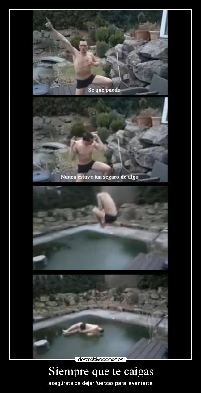 Siempre que te caigas -