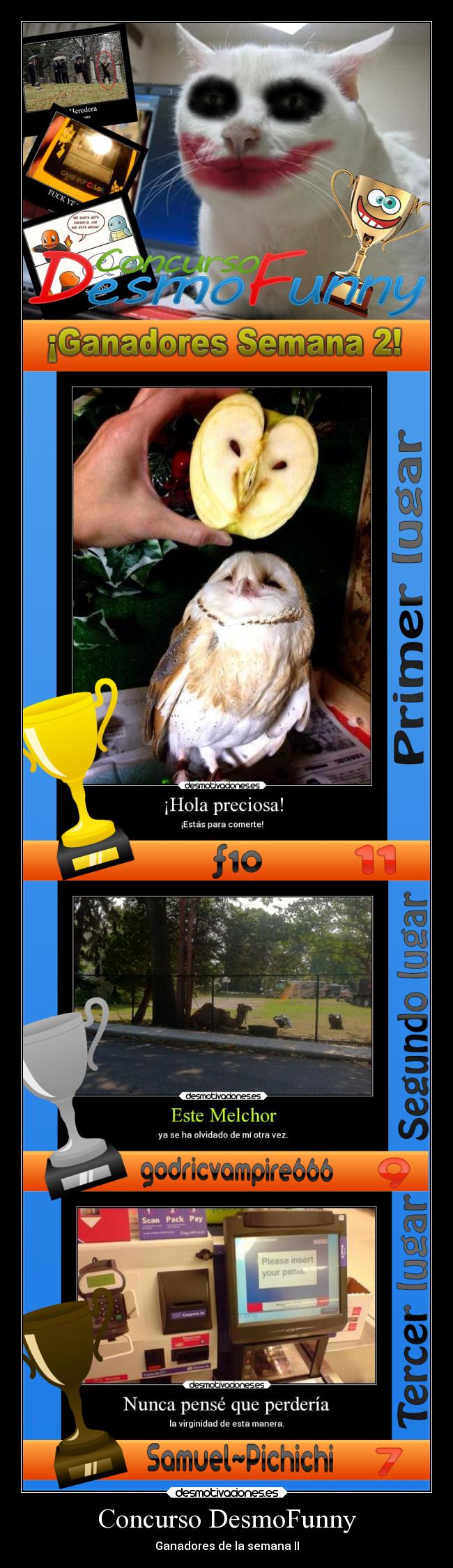 Concurso DesmoFunny - Ganadores de la semana II