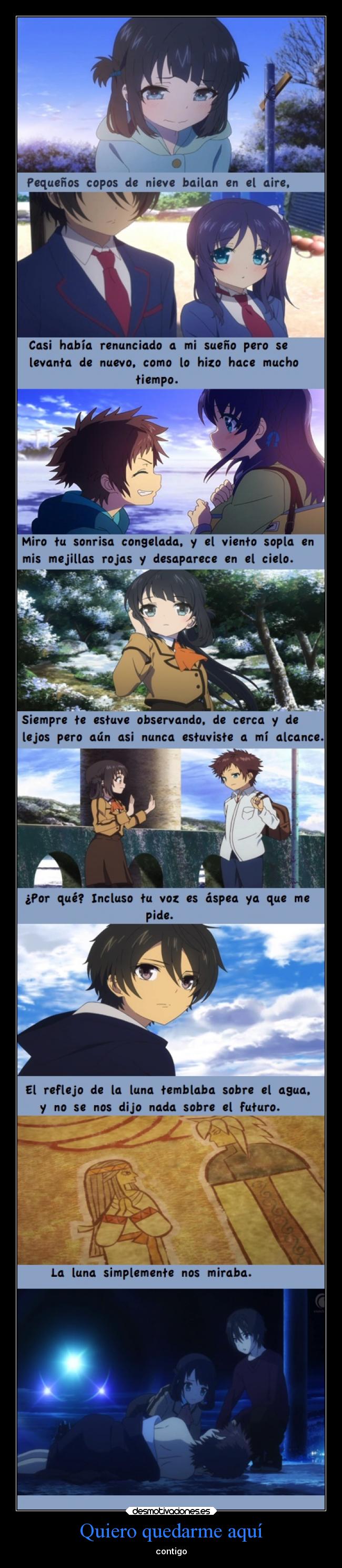 carteles desmotivaciones recuerdos anime manga nagi asukara ebb anf flow opening ray letra luna etc desmotivaciones