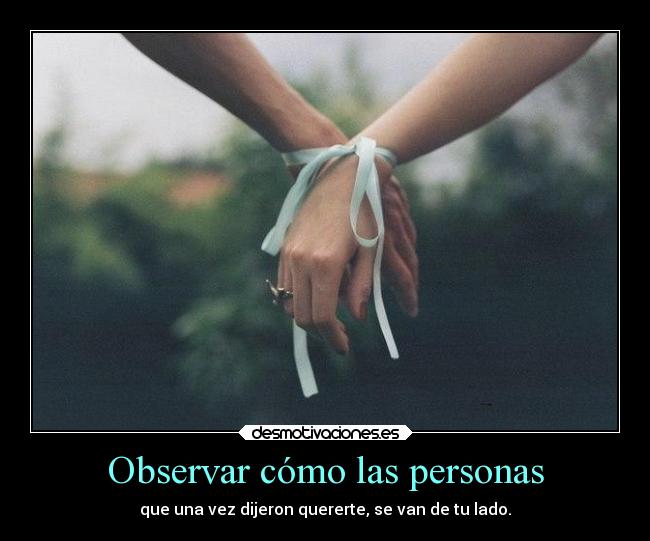 Observar cómo las personas - 