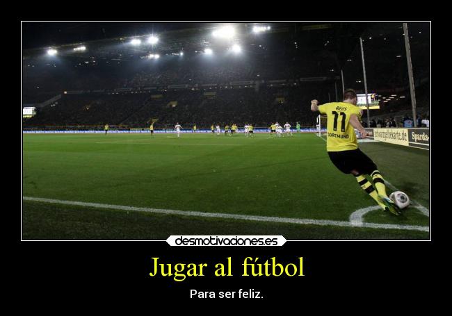 Jugar al fútbol -