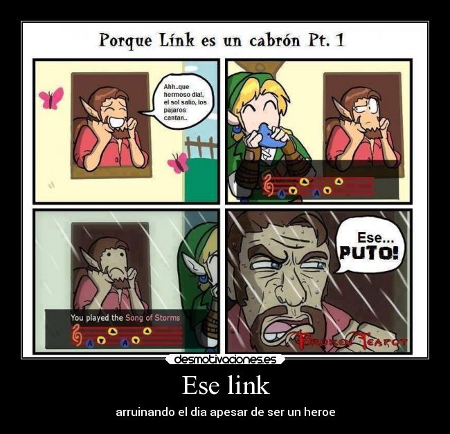 carteles humor graciosas risa zelda link thelegendofzelda desmotivaciones
