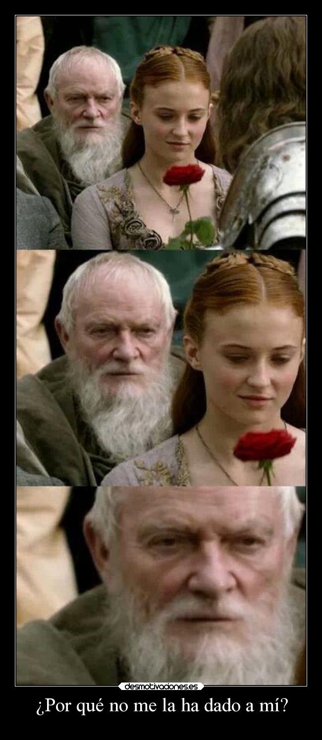 ¿Por qué no me la ha dado a mí? -