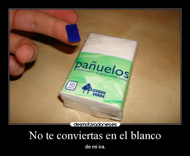 No te conviertas en el blanco -