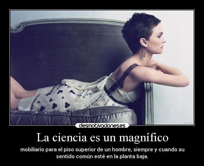 La ciencia es un magnífico -