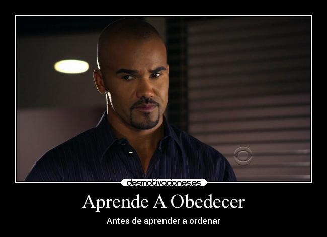 Aprende A Obedecer -