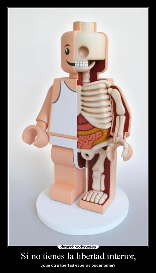 Si no tienes la libertad interior, - ¿qué otra libertad esperas poder tener?