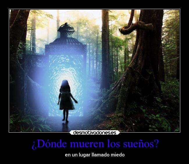 carteles miedo cine suenos desmotivaciones