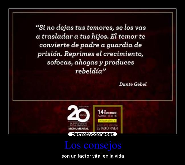 Los consejos - son un factor vital en la vida