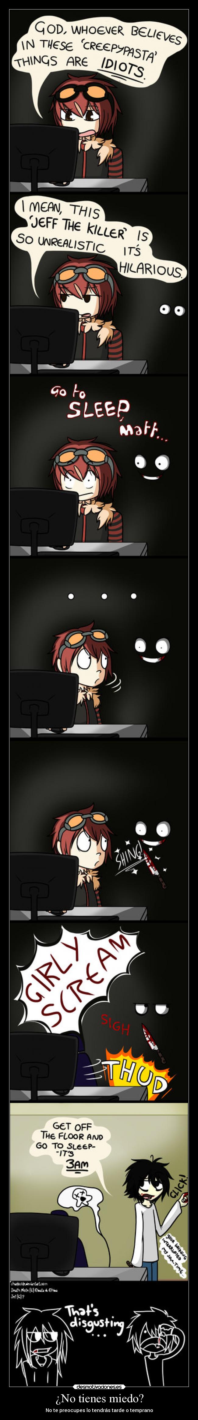 carteles miedo desmotivaciones videojuegos creepypasta jeff dead note desmotivaciones