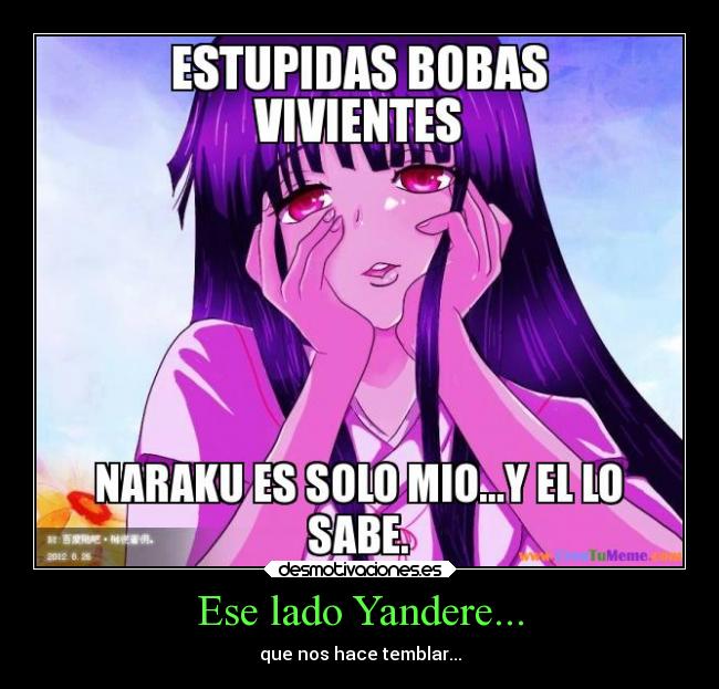 Ese lado Yandere... -