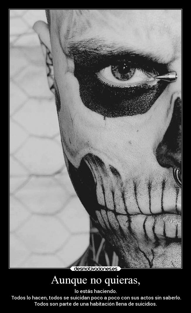 carteles muerte frase parte suicide room algo arreglada por rick genest culo pedo pipi caca pene desmotivaciones