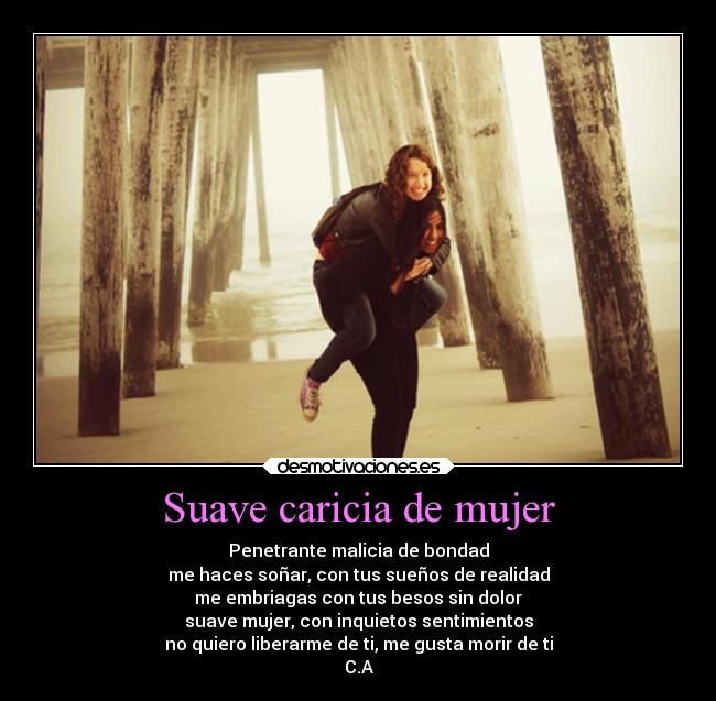 Suave caricia de mujer - 