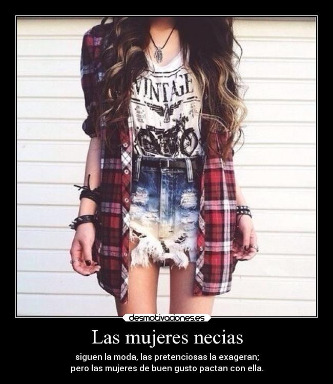 carteles mujer moda desmotivaciones