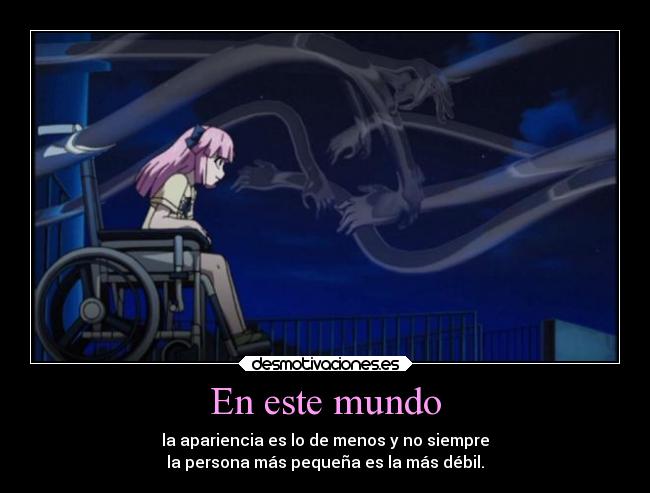 carteles mundo anime elfenlied mariko desmotivaciones