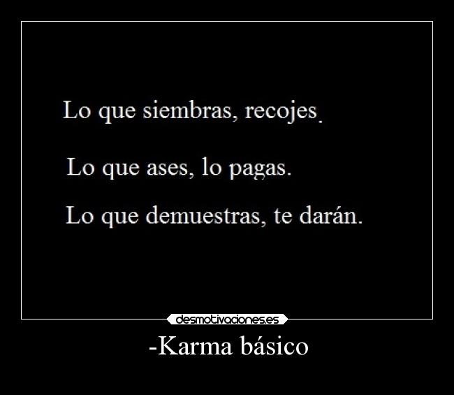-Karma básico -
