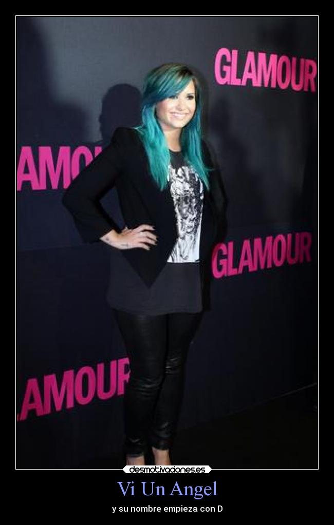 Vi Un Angel - y su nombre empieza con D